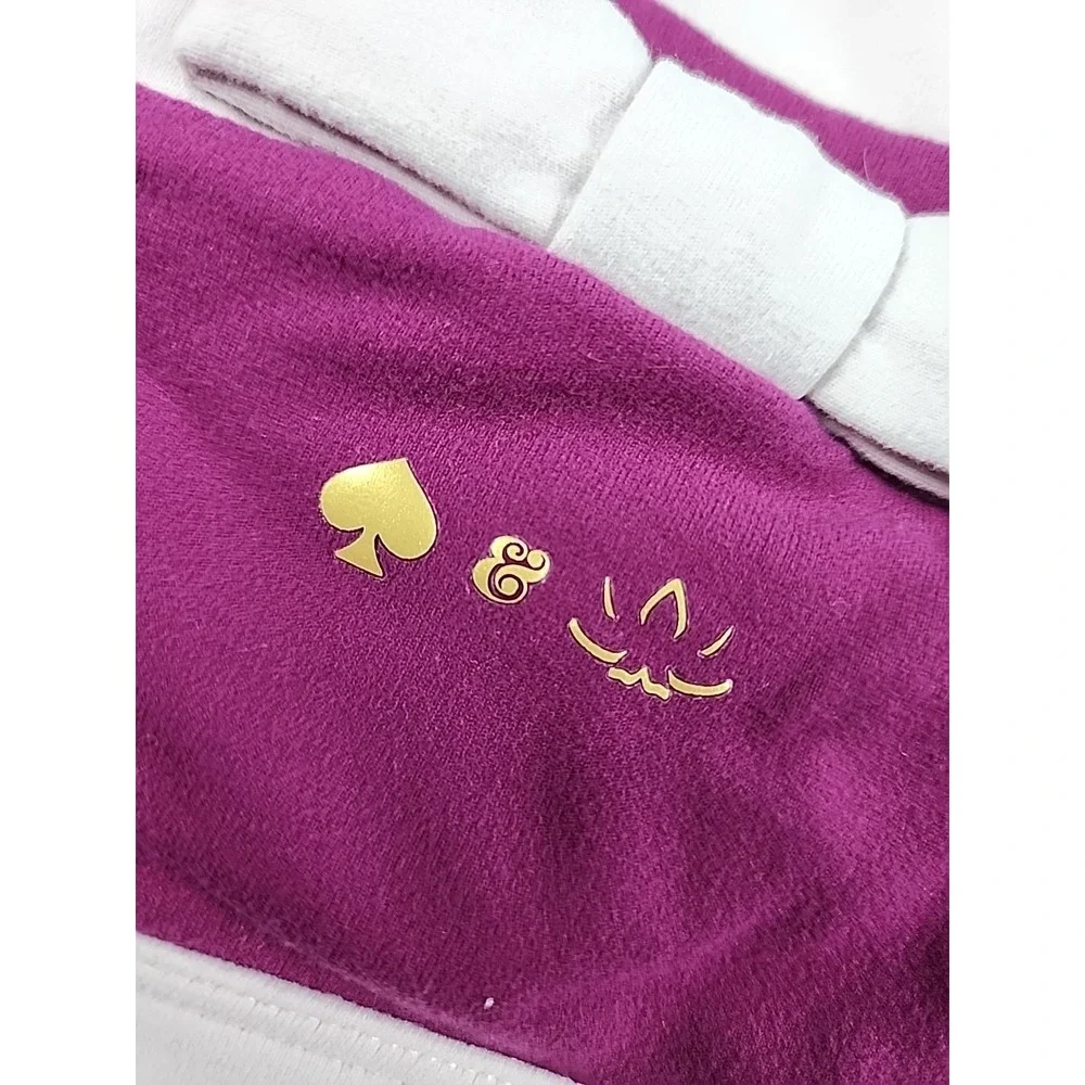 Kate Spade x Beyond Yoga Blocked Frame Sports Bra S Plum White‎ Gym Workout Top